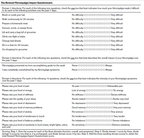 revised fibromyalgia impact questionnaire pdf